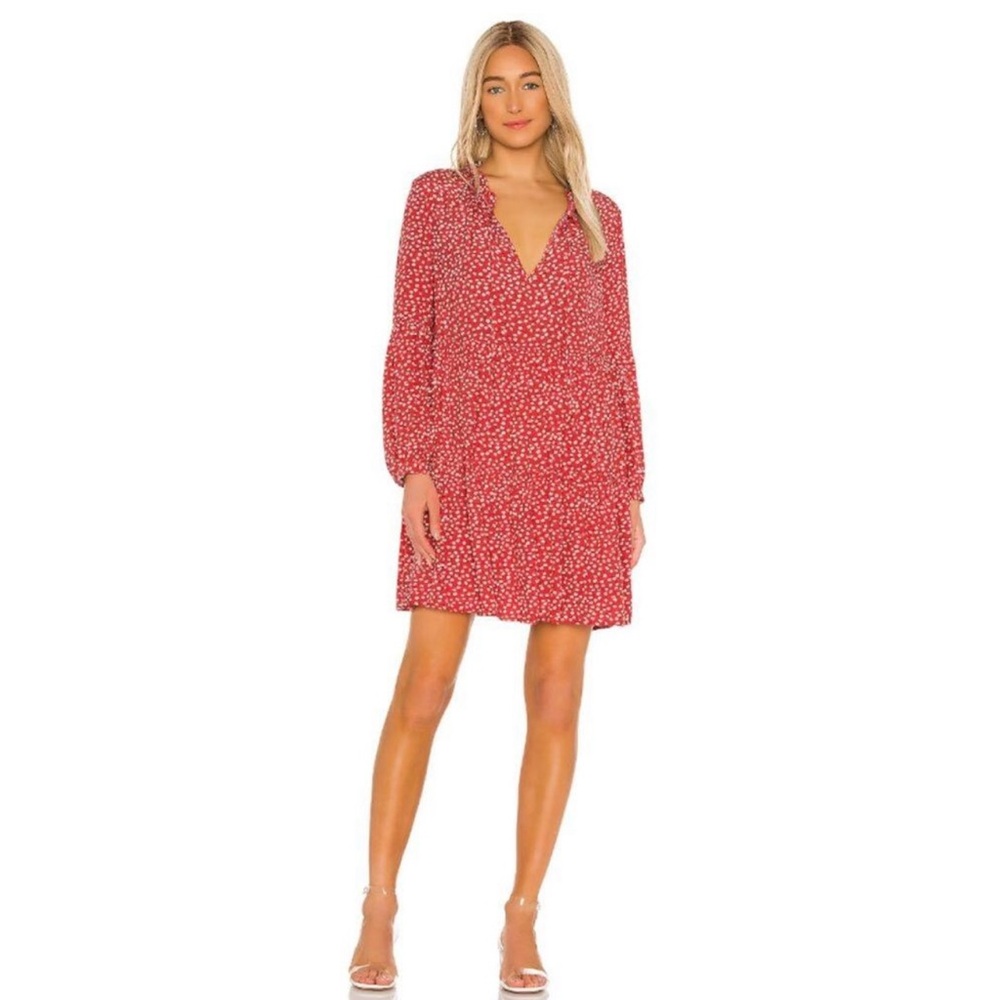 Rails Everly Mini Dress in Carmine Daisies size small